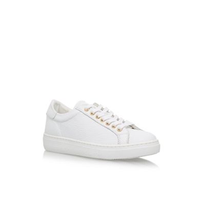 Carvela White 'Lollipop NP' flat lace up sneakers
